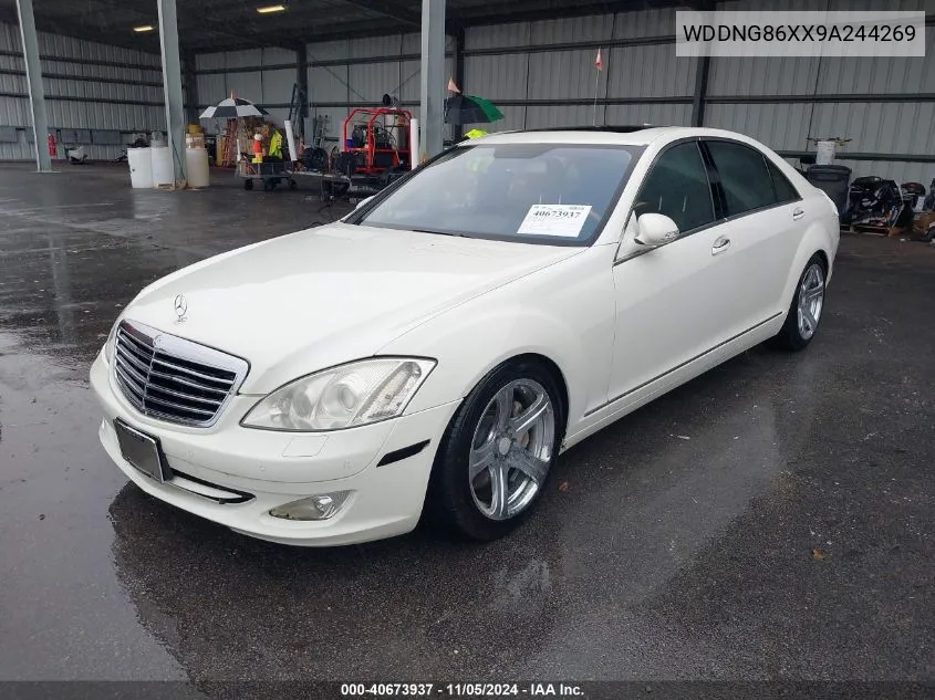 2009 Mercedes-Benz S 550 4Matic VIN: WDDNG86XX9A244269 Lot: 40673937