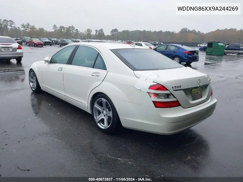 2009 Mercedes-Benz S 550 4Matic VIN: WDDNG86XX9A244269 Lot: 40673937