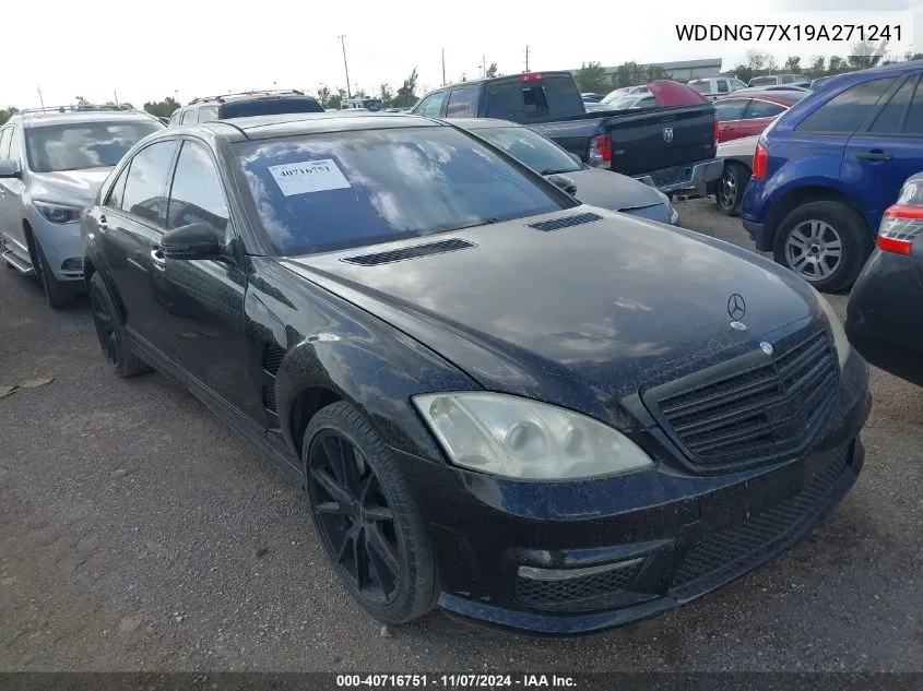 2009 Mercedes-Benz S-Class 6.3L V8 Amg VIN: WDDNG77X19A271241 Lot: 40716751