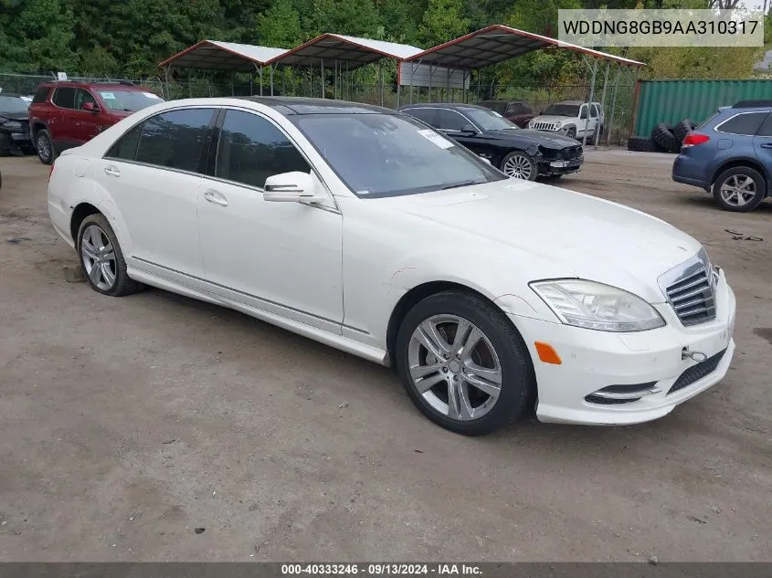 WDDNG8GB9AA310317 2010 Mercedes-Benz S 550 550 4Matic