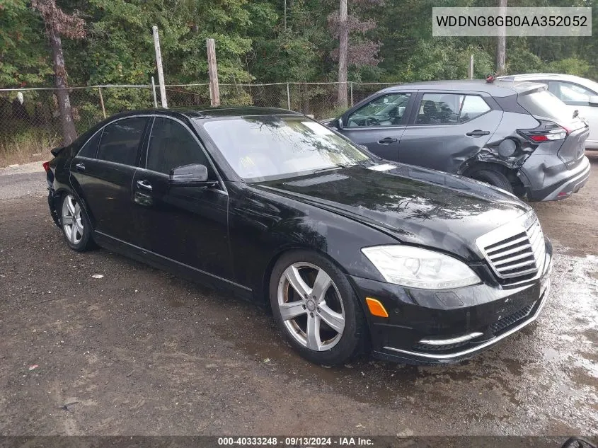 2010 Mercedes-Benz S 550 4Matic VIN: WDDNG8GB0AA352052 Lot: 40333248