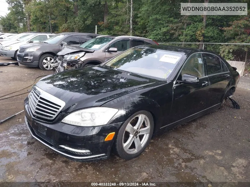 WDDNG8GB0AA352052 2010 Mercedes-Benz S 550 4Matic