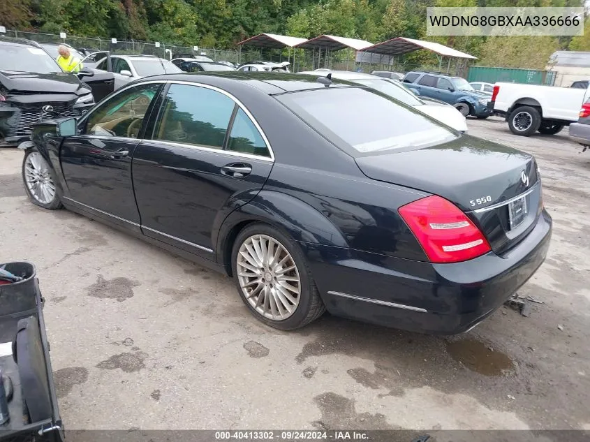 2010 Mercedes-Benz S 550 4Matic VIN: WDDNG8GBXAA336666 Lot: 40413302