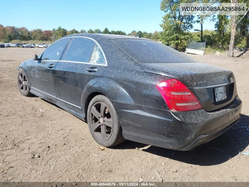 2010 Mercedes-Benz S 550 4Matic VIN: WDDNG8GB5AA295864 Lot: 40544076