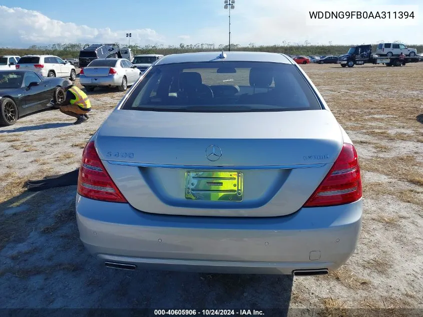 2010 Mercedes-Benz S 400 Hybrid VIN: WDDNG9FB0AA311394 Lot: 40605906