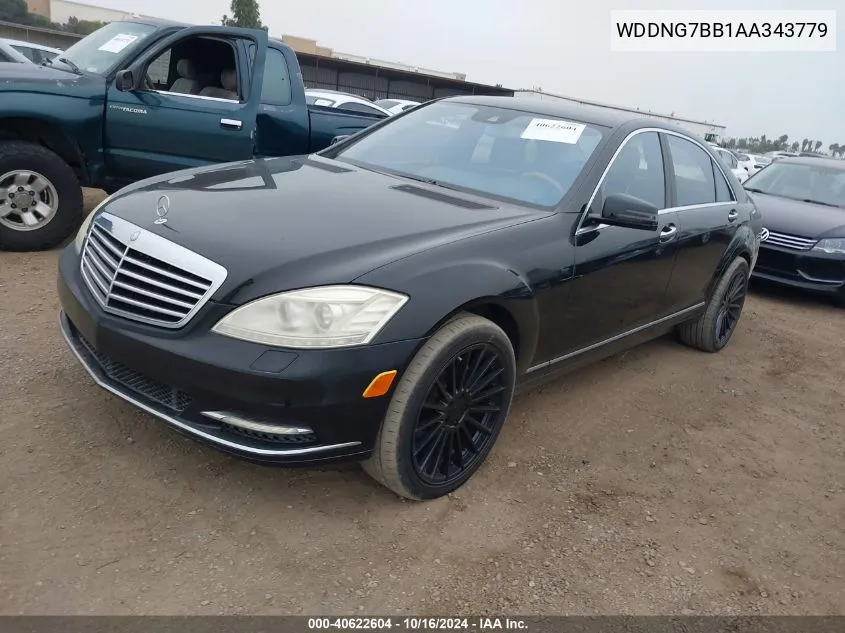 2010 Mercedes-Benz S 550 VIN: WDDNG7BB1AA343779 Lot: 40622604