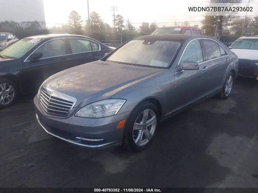 WDDNG7BB7AA293602 2010 Mercedes-Benz S 550