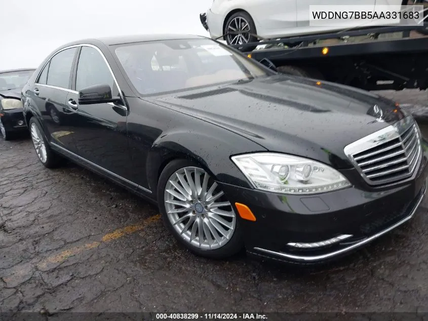 2010 Mercedes-Benz S 550 VIN: WDDNG7BB5AA331683 Lot: 40838299