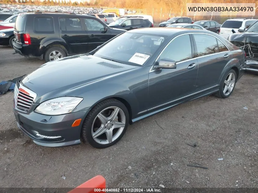 2010 Mercedes-Benz S 550 4Matic VIN: WDDNG8GB3AA334970 Lot: 40840852