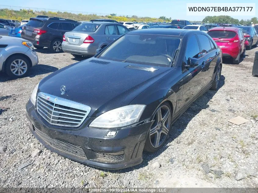 2011 Mercedes-Benz S-Class VIN: WDDNG7EB4BA377177 Lot: 12089215