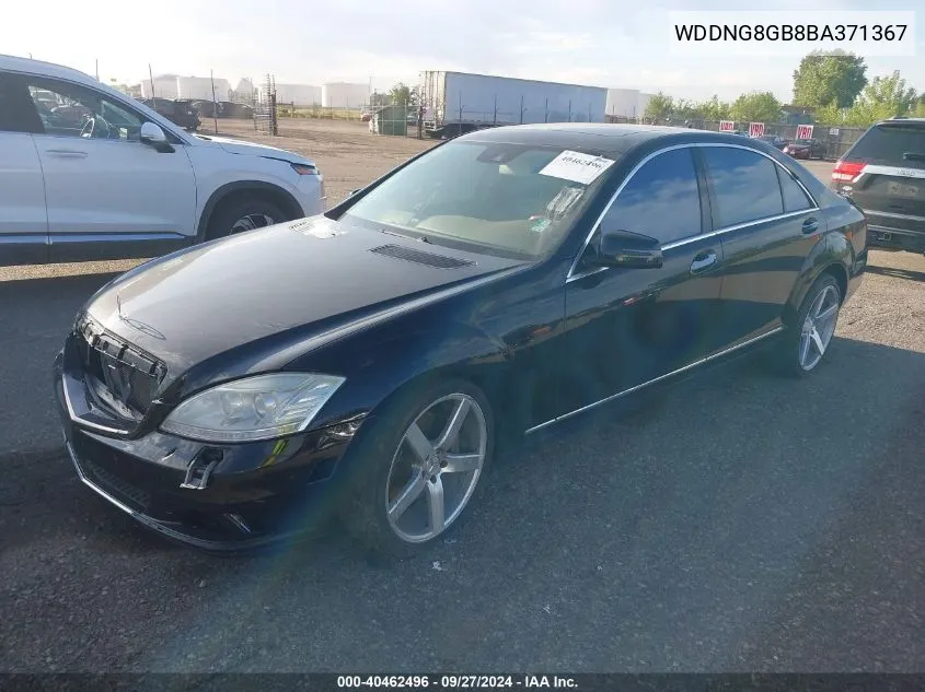 2011 Mercedes-Benz S 550 4Matic VIN: WDDNG8GB8BA371367 Lot: 40462496