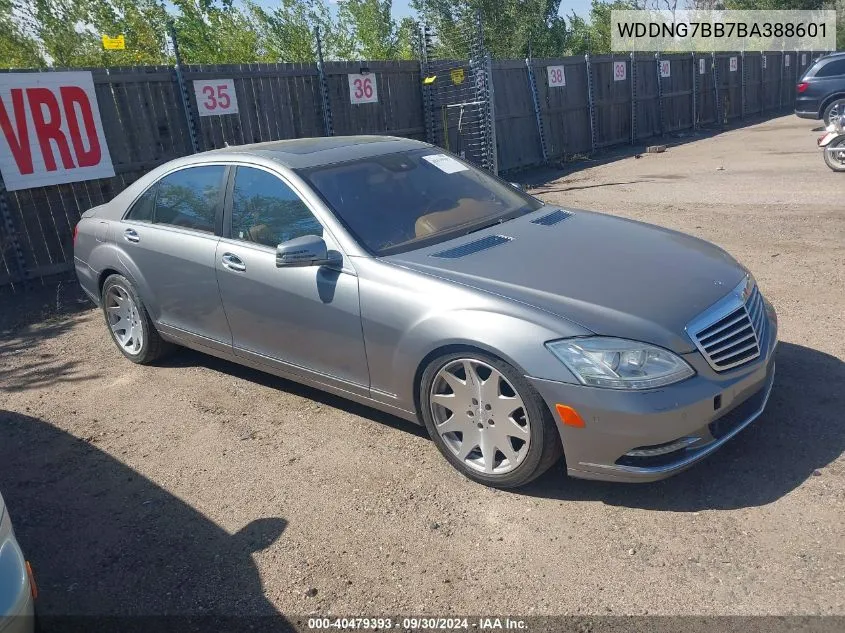 2011 Mercedes-Benz S 550 VIN: WDDNG7BB7BA388601 Lot: 40479393