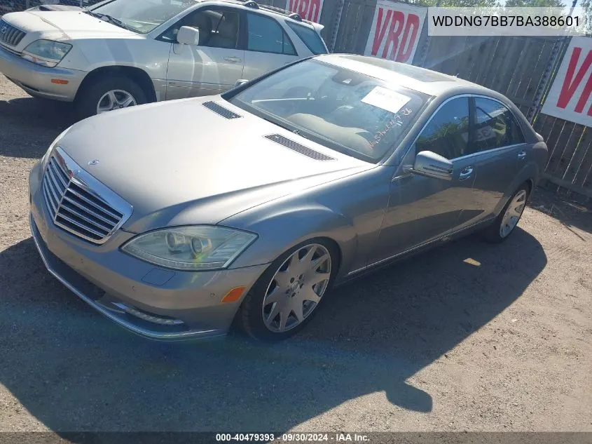 2011 Mercedes-Benz S 550 VIN: WDDNG7BB7BA388601 Lot: 40479393