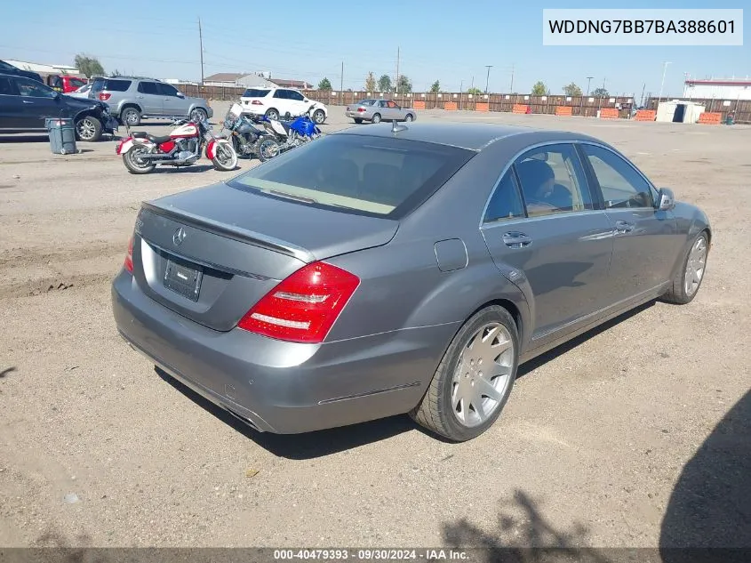 2011 Mercedes-Benz S 550 VIN: WDDNG7BB7BA388601 Lot: 40479393