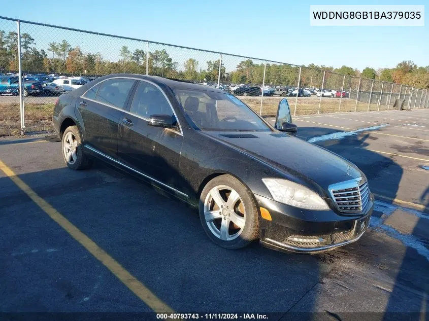 2011 Mercedes-Benz S 550 4Matic VIN: WDDNG8GB1BA379035 Lot: 40793743