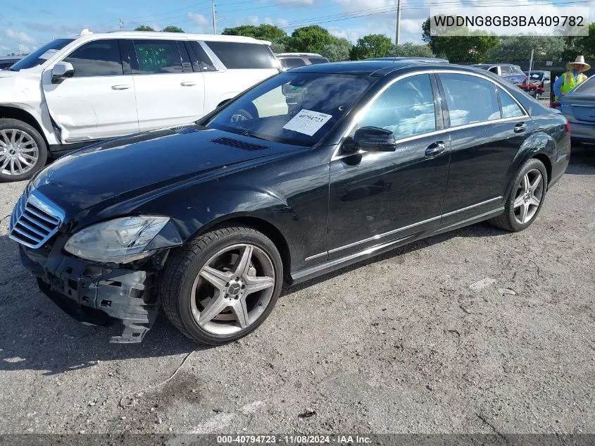 WDDNG8GB3BA409782 2011 Mercedes-Benz S 550 4Matic