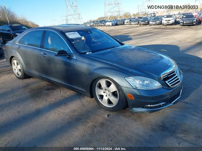 2011 Mercedes-Benz S 550 4Matic VIN: WDDNG8GB1BA393033 Lot: 40808064