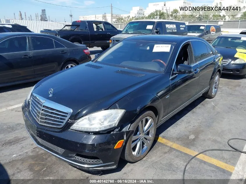 2012 Mercedes-Benz S 550 4Matic VIN: WDDNG9EBXCA447441 Lot: 40142760