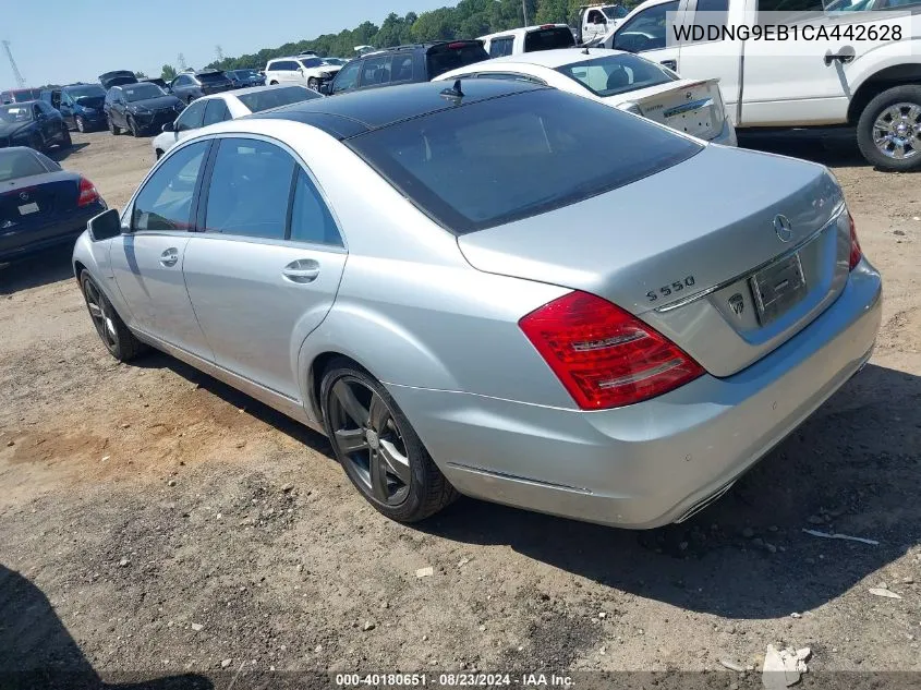 2012 Mercedes-Benz S 550 4Matic VIN: WDDNG9EB1CA442628 Lot: 40180651