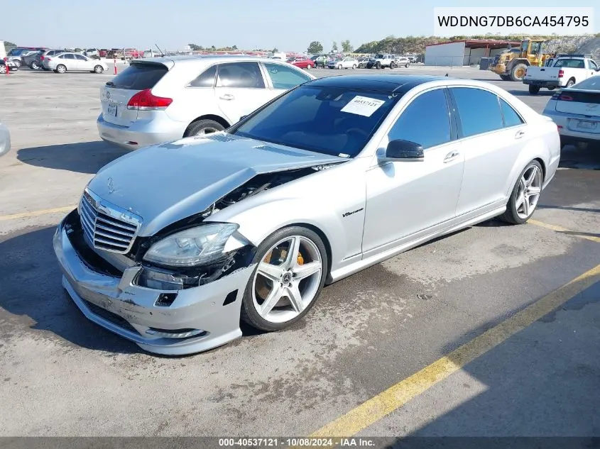 2012 Mercedes-Benz S 550 VIN: WDDNG7DB6CA454795 Lot: 40537121