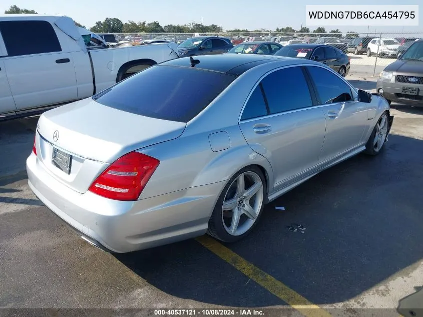 2012 Mercedes-Benz S 550 VIN: WDDNG7DB6CA454795 Lot: 40537121