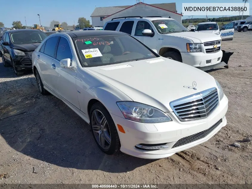 2012 Mercedes-Benz S 550 4Matic VIN: WDDNG9EB7CA438860 Lot: 40556443