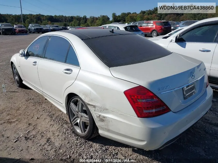 2012 Mercedes-Benz S 550 4Matic VIN: WDDNG9EB7CA438860 Lot: 40556443