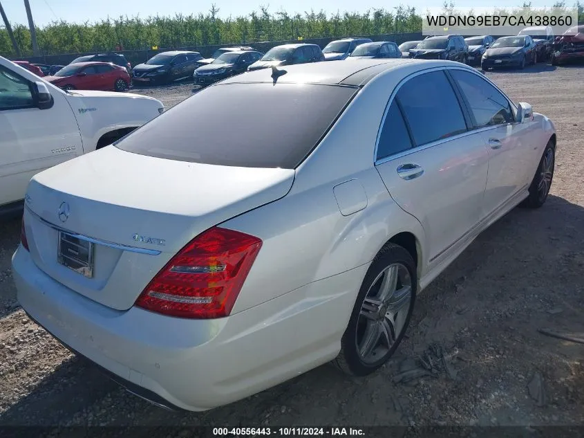 2012 Mercedes-Benz S 550 4Matic VIN: WDDNG9EB7CA438860 Lot: 40556443