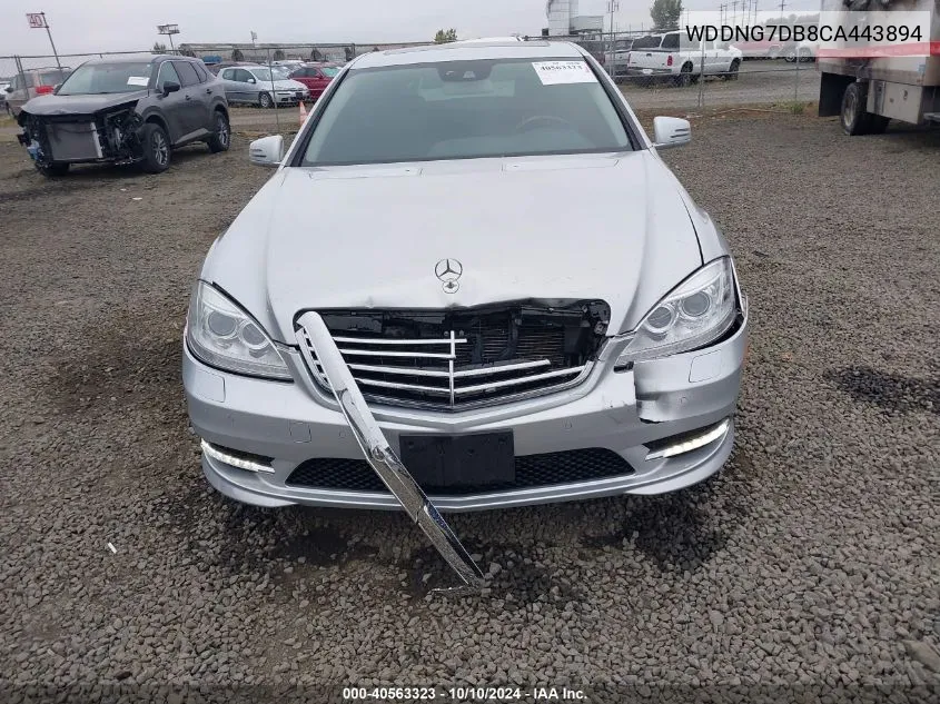 2012 Mercedes-Benz S 550 VIN: WDDNG7DB8CA443894 Lot: 40563323