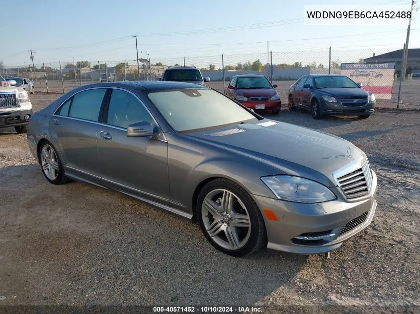 2012 Mercedes-Benz S 550 4Matic VIN: WDDNG9EB6CA452488 Lot: 40571452