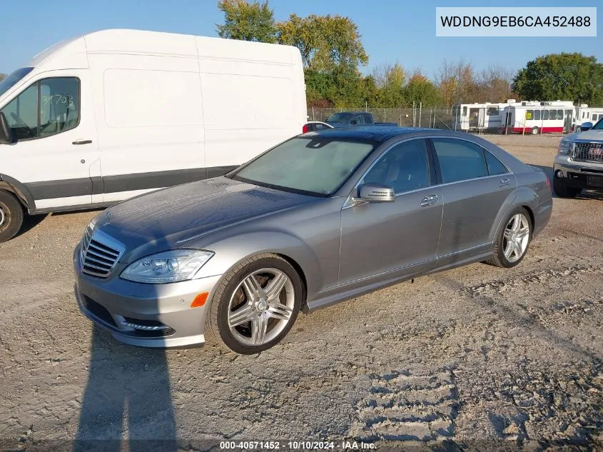 2012 Mercedes-Benz S 550 4Matic VIN: WDDNG9EB6CA452488 Lot: 40571452