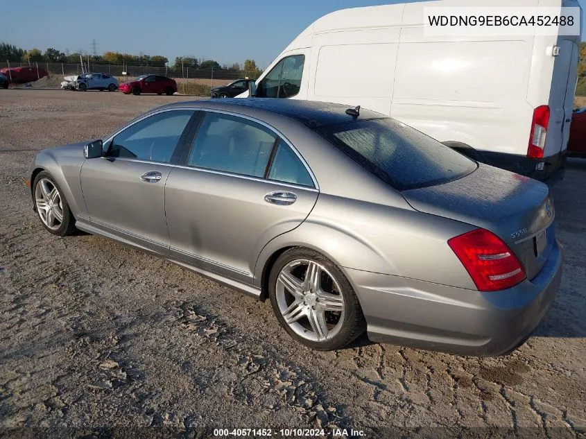 2012 Mercedes-Benz S 550 4Matic VIN: WDDNG9EB6CA452488 Lot: 40571452