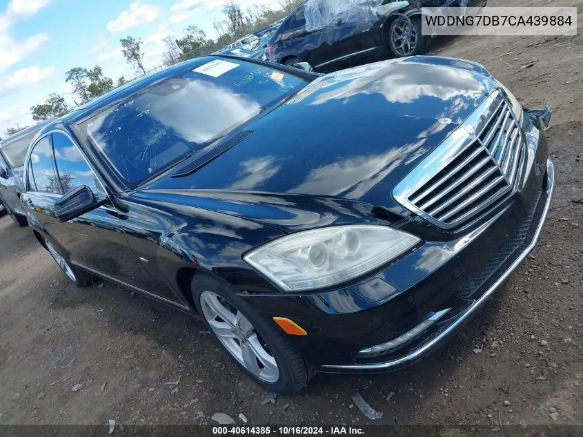 2012 Mercedes-Benz S 550 VIN: WDDNG7DB7CA439884 Lot: 40614385