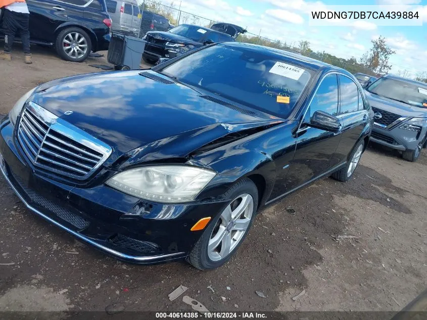 2012 Mercedes-Benz S 550 VIN: WDDNG7DB7CA439884 Lot: 40614385