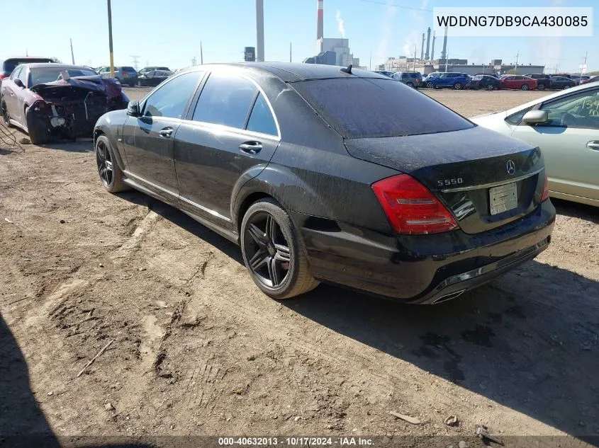 2012 Mercedes-Benz S 550 VIN: WDDNG7DB9CA430085 Lot: 40632013