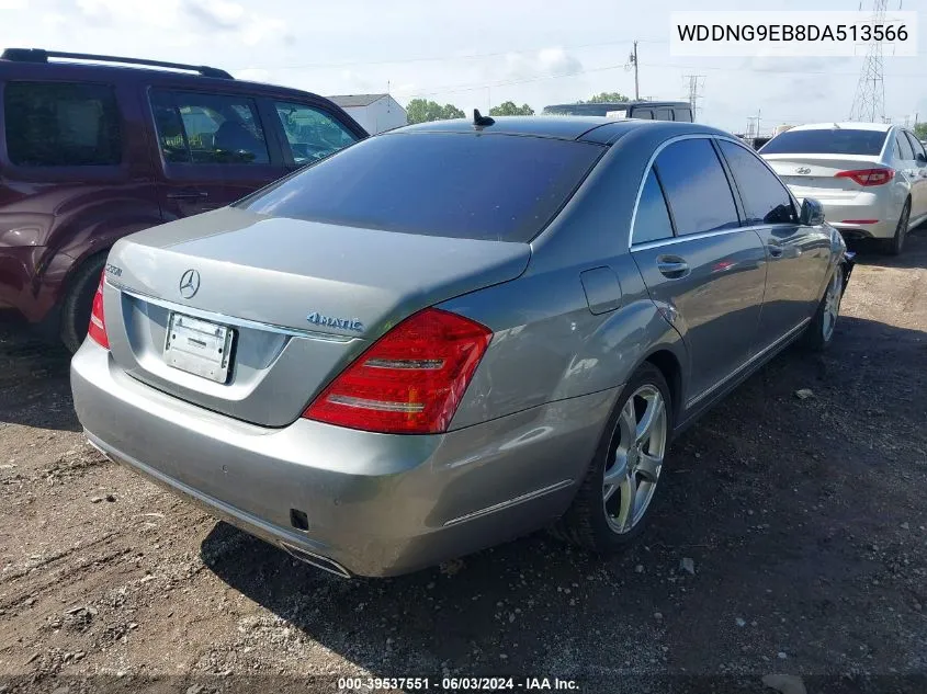 2013 Mercedes-Benz S 550 4Matic VIN: WDDNG9EB8DA513566 Lot: 39537551