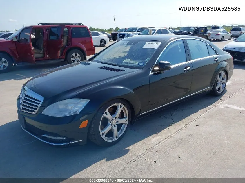 2013 Mercedes-Benz S 550 VIN: WDDNG7DB3DA526585 Lot: 39980378