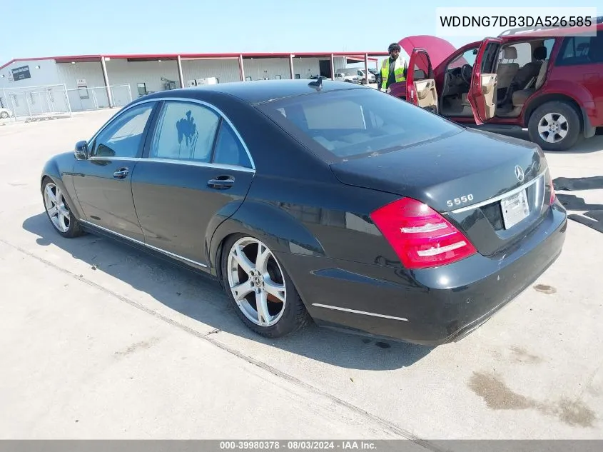 2013 Mercedes-Benz S 550 VIN: WDDNG7DB3DA526585 Lot: 39980378