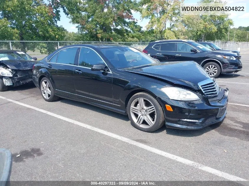 2013 Mercedes-Benz S 550 4Matic VIN: WDDNG9EBXDA504822 Lot: 40297323