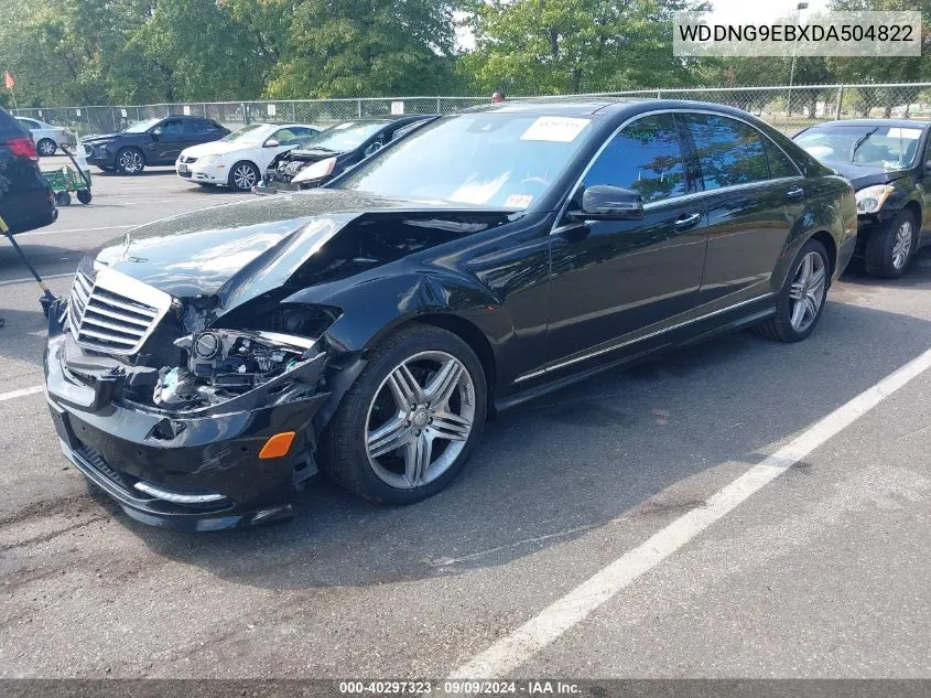 2013 Mercedes-Benz S 550 4Matic VIN: WDDNG9EBXDA504822 Lot: 40297323