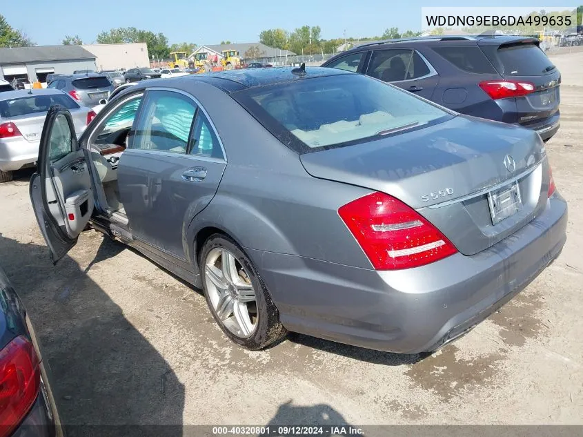 2013 Mercedes-Benz S 550 4Matic VIN: WDDNG9EB6DA499635 Lot: 40320801