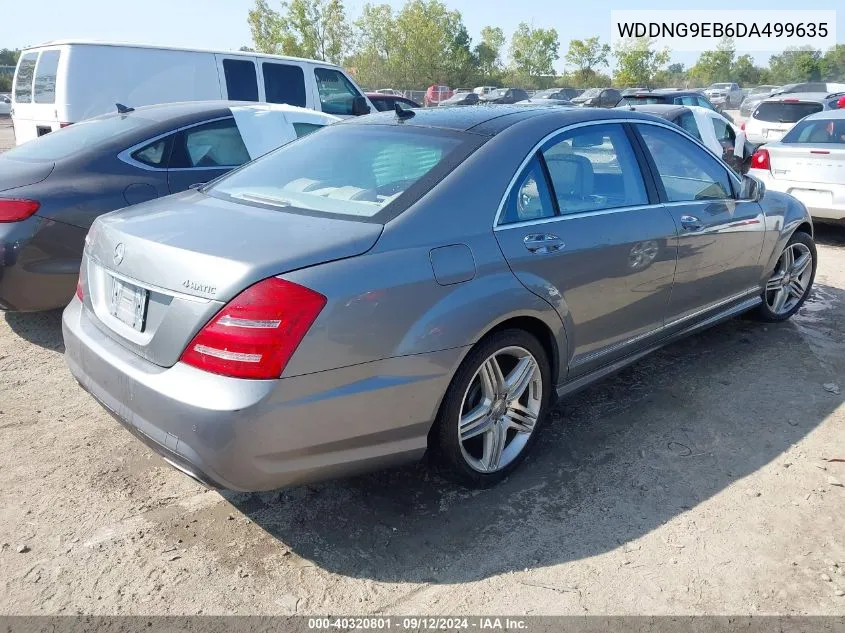 2013 Mercedes-Benz S 550 4Matic VIN: WDDNG9EB6DA499635 Lot: 40320801