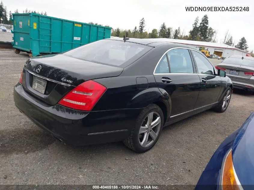 2013 Mercedes-Benz S 550 4Matic VIN: WDDNG9EBXDA525248 Lot: 40405188