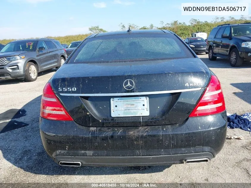 2013 Mercedes-Benz S 550 4Matic VIN: WDDNG9EB1DA506717 Lot: 40519455