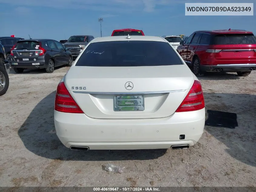 2013 Mercedes-Benz S 550 VIN: WDDNG7DB9DA523349 Lot: 40619647