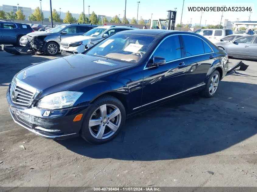 2013 Mercedes-Benz S 550 4Matic VIN: WDDNG9EB0DA523346 Lot: 40798404