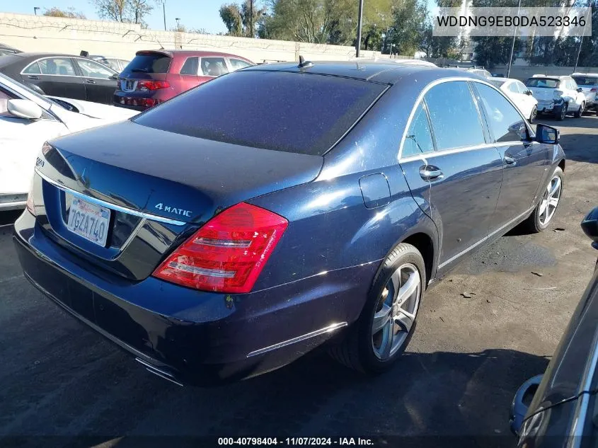 2013 Mercedes-Benz S 550 4Matic VIN: WDDNG9EB0DA523346 Lot: 40798404