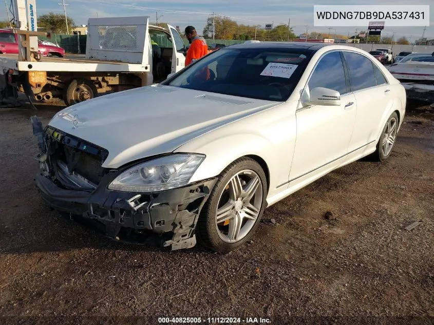 2013 Mercedes-Benz S 550 VIN: WDDNG7DB9DA537431 Lot: 40825005