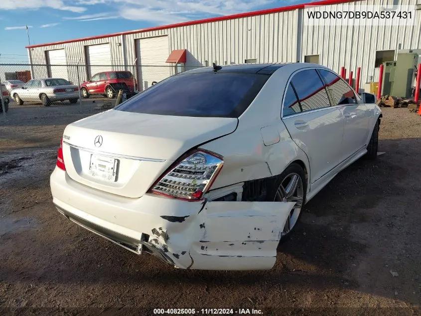 2013 Mercedes-Benz S 550 VIN: WDDNG7DB9DA537431 Lot: 40825005