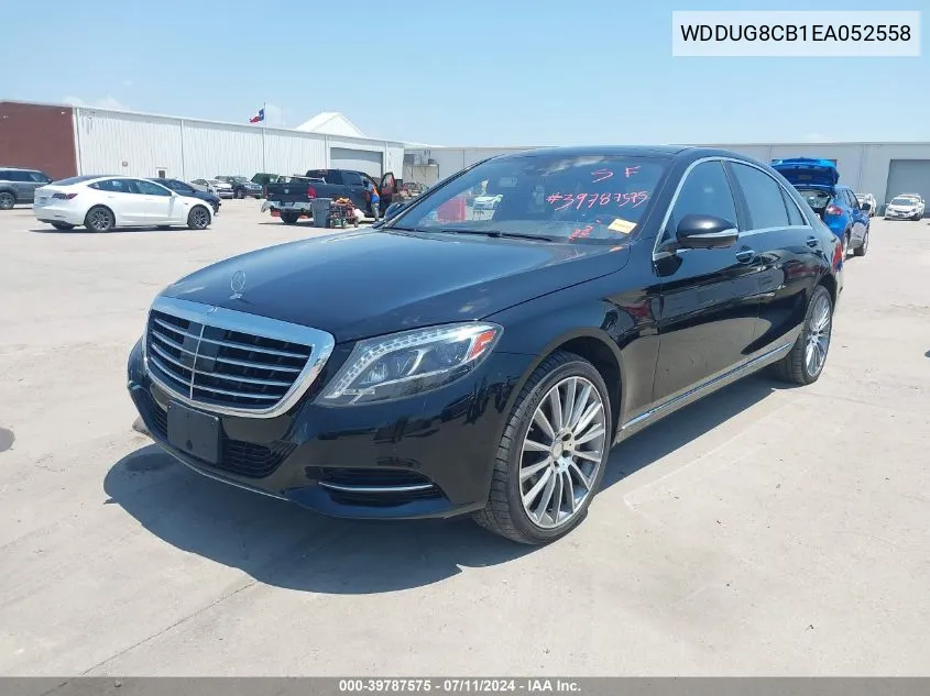 2014 Mercedes-Benz S 550 VIN: WDDUG8CB1EA052558 Lot: 39787575